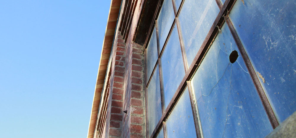 broken window