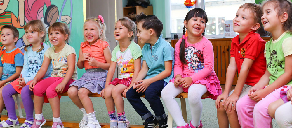 Children at schools and day care centers are being exposed to high levels of radiation. Image of children at a day care center