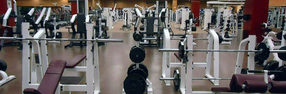 Sgt. Poopers can disinfect gyms and gym equipment with touchless technology Image of gym machines