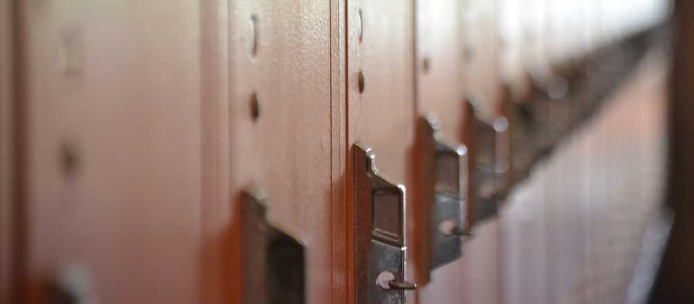 Image of school lockers