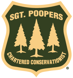 Sgt. Poopers® Chartered Conservationist badge