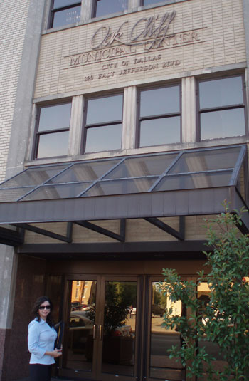 Sgt. Poopers works with the Dallas Water Department to maintain clean waterways